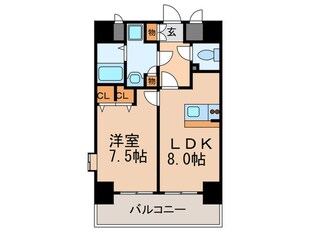 リーガル西天満(1101)の物件間取画像